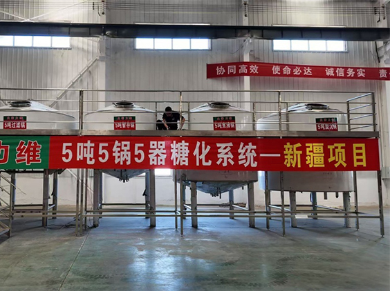 鹤壁精酿啤酒设备厂—5吨精酿啤酒设备—新疆项目